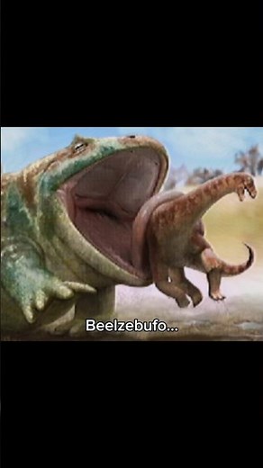 The Dinosaur-eating ‘Devil Toad’ #beelzebufo #prehistoric #extinct #dinosaur #deviltoad #devilfrog