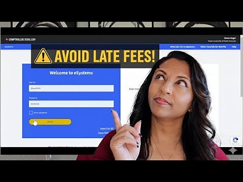 Set Up Your Texas Webfile Account in 10 Minutes – Avoid Late Fees Forever!