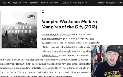 【ARTV】观看Pitchfork 2010s最佳200张专辑反应