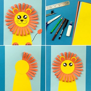 315K views · 6.3K reactions | How to Make Paper Lion Craft Tutorial :) | K4 Craft Videos | Facebook