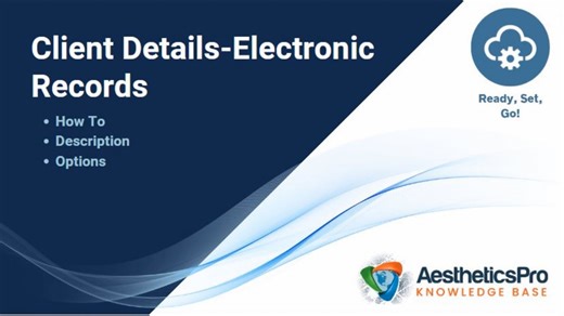 Client Details-Electronic Records