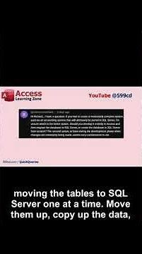 Access Or SQL Server: Where To Build First?