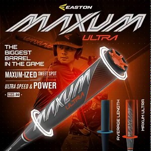 Biggest barrel in the game again! Maxum-ized sweet spot generates Ultra speed and power. | Easton Baseball | Facebook