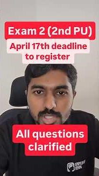 PUC Exam 2 Full Details 🔥 Who can write, How to Register, Benefits, Fees, Deadline Explained