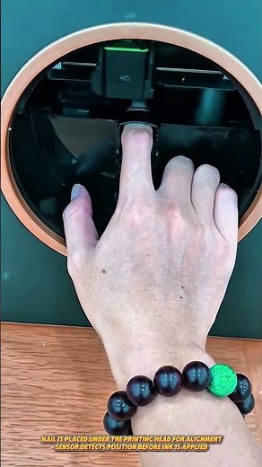 This Machine Prints Nail Art in Seconds With Perfect Detail #machine #nailtechnology #beautymachine