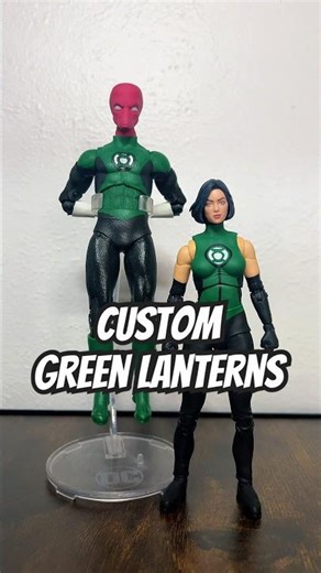 Custom Green Lantern Action Figures! #dc #actionfigures #mcfarlanetoys #dcmultiverse #greenlanterns