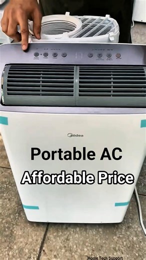 Portable AC ⚠️ Home Services 🧺 #youtubeshorts #explorepage #acrepair #portable #coolingtips