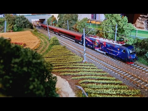 H0 Modelleisenbahn - Mega Fahrvideo Juni 2024