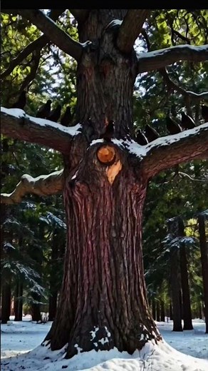This winter is so extreme… trees are literally exploding.” ❄️💥🌲#treeshorts #environmentalscience