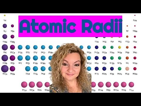 Atomic Radii Trend of the Periodic Table | Atomic Radius | How Large Are The Elements?