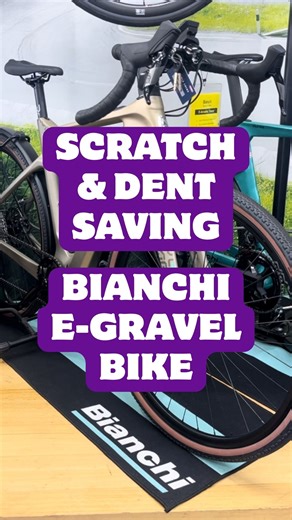 Bianchi E-Arcadex Tourer Electric Gravel Bike - SIZE 54 Unfortunately some bikes have scratches and marks on them. And some customers don't care. To them, if the bike still performs as it should....'it'll probably get a scratch on it any'. So here's a great deal. Bianchi says 'Electric power meets true adventure capability. The Bianchi E-Arcadex Tourer is built for riders who want to explore further, climb easier and tackle everything from fast gravel roads to long multi-day tours. Combining Bia
