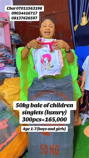 Flourish Chibuikem | Kids luxury singlets 🔥 WhatsApp rep 1 👉🏻07011563198 Rep 2- 08137626597 Rep3- 09034416717 To secure your orders Join telegram group (link... | Instagram