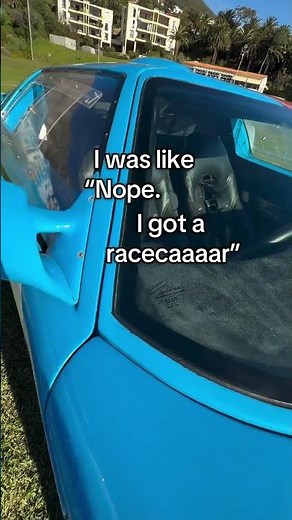 No depression here at all, I got a race car!! No doctor needed #racecar #viral #viralshorts #car