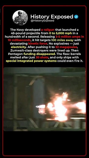 Why the US Navy Abandoned Its Superweapon Railgun 💥⚡️