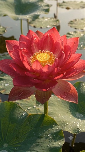 🌺🌱 From a Tiny Seed to a Giant Red Lotus!