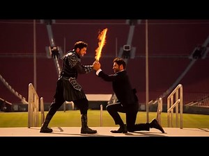 Episódio final de Lúcifer "Lúcifer Vs. Micheal" É uma cena de luta épica