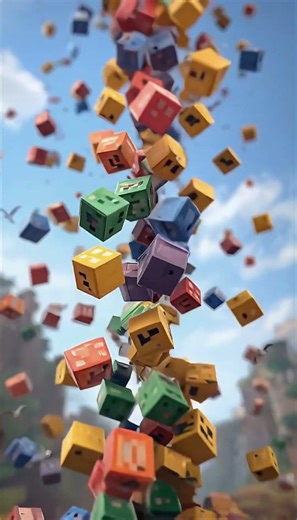 OMG… These Minecraft Blocks Bounce Forever! ✅#minecraftgaming #gamingshorts