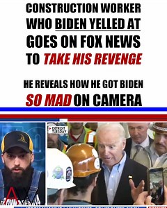140K views · 3.9K reactions | Construction worker reveals how he got Biden SO MAD while cameras were rolling | American Wire | Facebook
