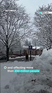 Arctic blast hits North America