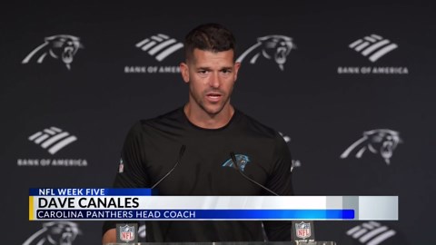 Carolina Panthers defeats the Miami Dolphins in Week 5