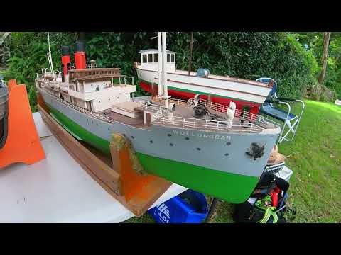 A nice RC model of the SS Wollongbar (1911) now wrecked off Byron Bay