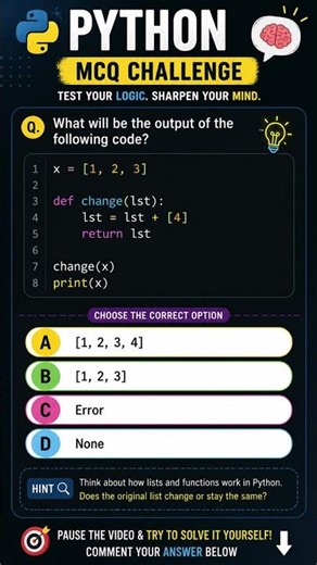 Python Interview Questions Series Ques - 5. #shorts #ytshorts