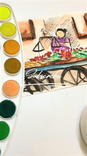 paint with me | beginner friendly | watercolor | simple steps