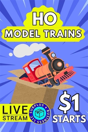 HO scale Model Railroad TRAINS and accessories $1.00 starts Our 1st Show | eBay Live Video