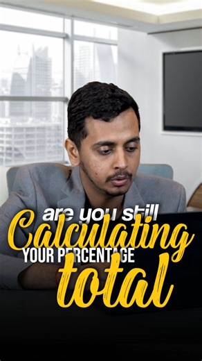 Office Master | Still calculating percentage totals manually in Excel? ⛔ It’s 2025 — time to level up! Just select your data ➤ tap the Quick Analysis... | Instagram