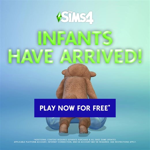 9.1K views · 894 reactions | A new life stage has been added to The Sims™ 4 between newborns and toddlers – infants! Play the free base game update. | The Sims | Facebook