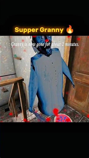 Supper Granny 🔥 Freeze Trap 🪤 #gaming #tipsandtricks #granny #gamingshorts #freezer #horror #shorts