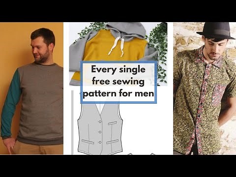 FREE Sewing Patterns For Men - I SCOURED The Internet For These