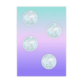 Pastel Gradient Multi Photo Design