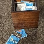 Remote Control Holder Caddy,Farmhouse Acacia Wood TV Remote Holder, Vintage Desk Caddy, Remote Organizer for Table (Brown for 3+ Remote Controls)