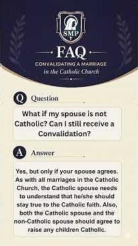 What is Convalidation in the Catholic Church?
