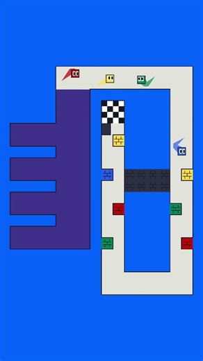 Which Bouncing Square will Win the RACE? 😕😕