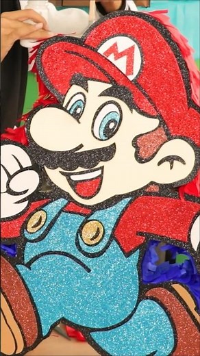 Super Mario Bros piñatas: Quick and fun 🍄⭐️ #Piñatas #SuperMarioBros #Crafts #diy