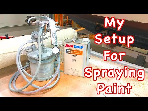 What Do I Use For Spraying Awlgrip And How Do I Manage The Fumes??