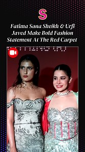 9.9K views · 4 comments | Fatima Sana Sheikh & Urfi Javed Make Bold Fashion Statement At The Red Carpet #FatimaSanaSheikh #Bollywod #Movies #EntertainmentNews #Fashion #RedCarpet #Bold | News18 | Facebook