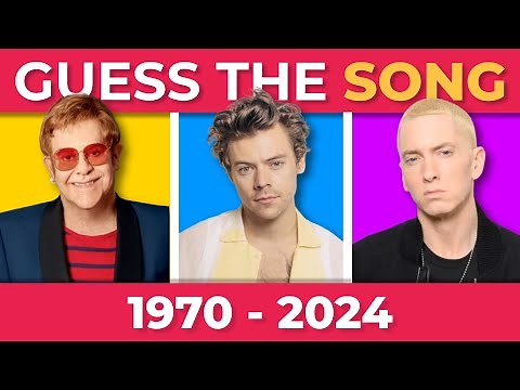 GUESS THE SONG 1970-2024 🎸 One Song per Year | Music Quiz