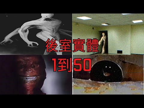 後室 已探索的實體 編號1到50【後室 The Backrooms】