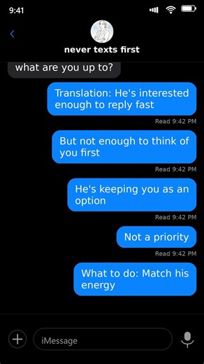 He never texts first. #relationshipadvice #datingredflags