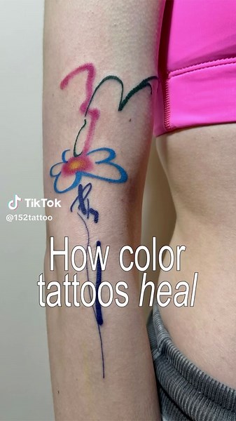 🩵 #colortattoo #tattoo #152tattoo #colourtattoo