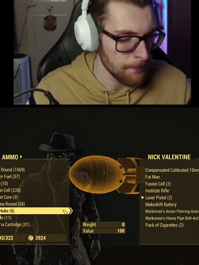 Trying fat man for the first time in fallout 4