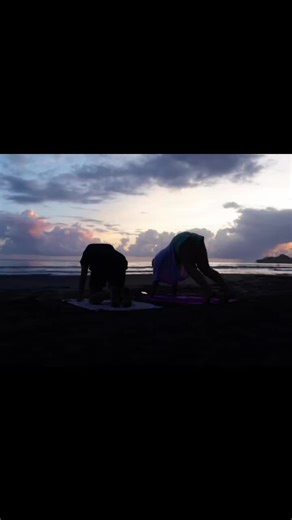 Sunrise Beach Yoga in Costa Rica