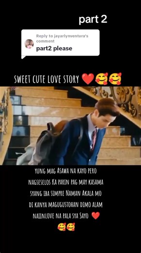 Replying to @jayarlynventura sweet cute love story miniseries Tdrama Kilig moment foryoupage fppp0pppppp ❤️🥰🥰🥰