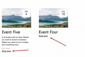 [Share] How to show Read More in Event Summary Block