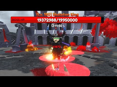 Roblox | Elemental Dungeons: SKELETON BOSS RAID | FULL GAMEPLAY