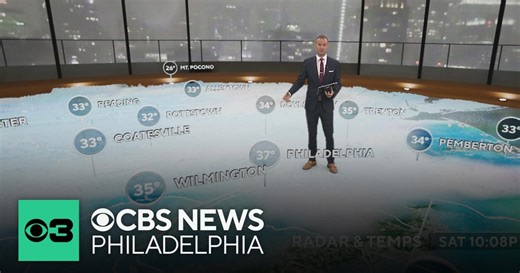 Winter Storm Warning in effect until Sunday morning as snow falls across the Philadelphia region