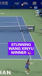 107K views · 950 reactions | This stunning Wang Xinyu winner 襤 | WTA | Facebook